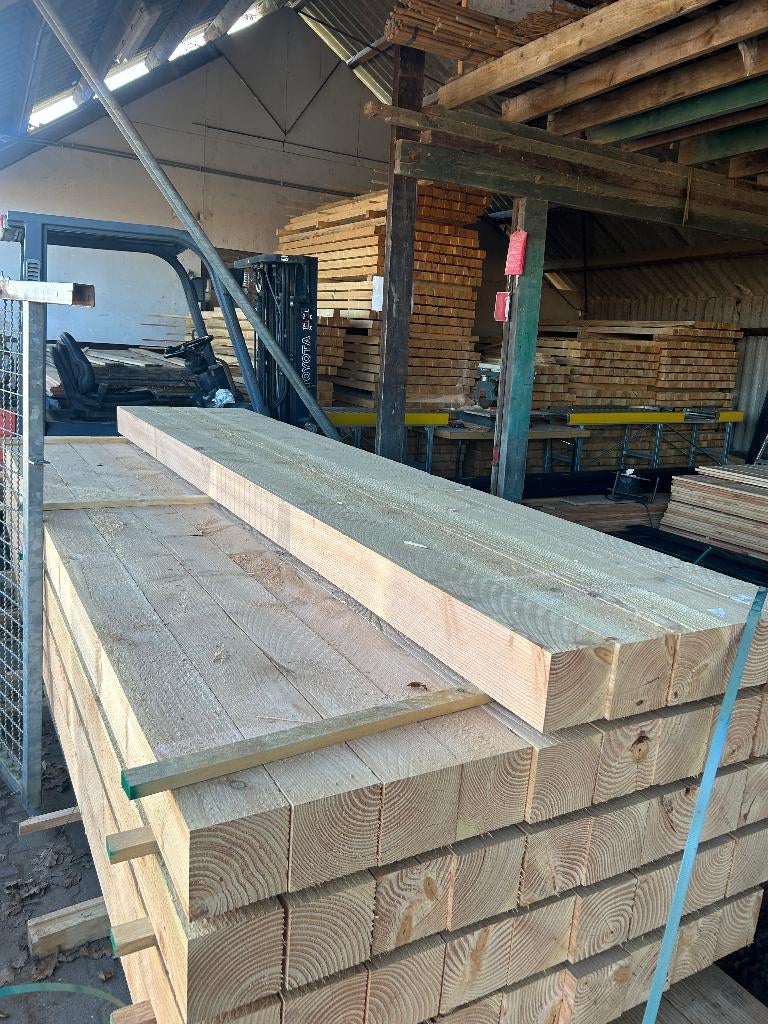 Douglas balk 9x9x300 cm per stuk € 19,50, Enlèvement ou Envoi, Neuf, Poutres