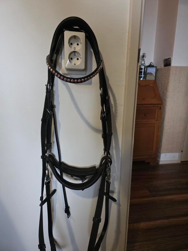 Hoofdstel QHP sidepull, Dieren en Toebehoren, Paarden en Pony's | Hoofdstellen en Tuigage, Ophalen of Verzenden, Zo goed als nieuw