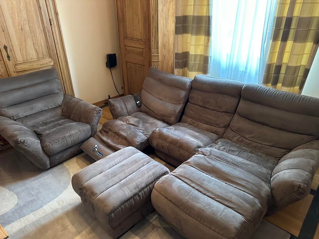 Salon Château d’Ax, Huis en Inrichting, Zetels | Complete zithoeken, Gebruikt, Stof, Ophalen