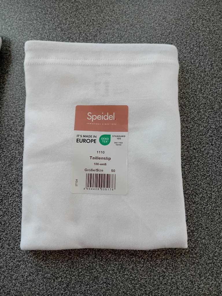 Tailleslip Speidel in katoen - maat 50 - 4 stuks - nieuw, Ophalen of Verzenden, Wit, Slip