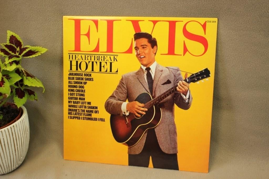 LP Elvis Presley - Heartbreak Hotel, Ophalen of Verzenden, Gebruikt