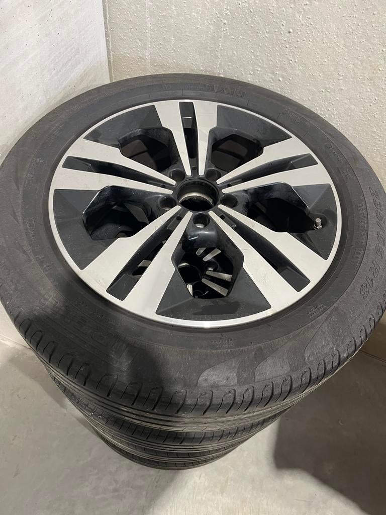 Mercedes velgen R18 235/55, Ophalen, 18 inch, Gebruikt, Banden en Velgen