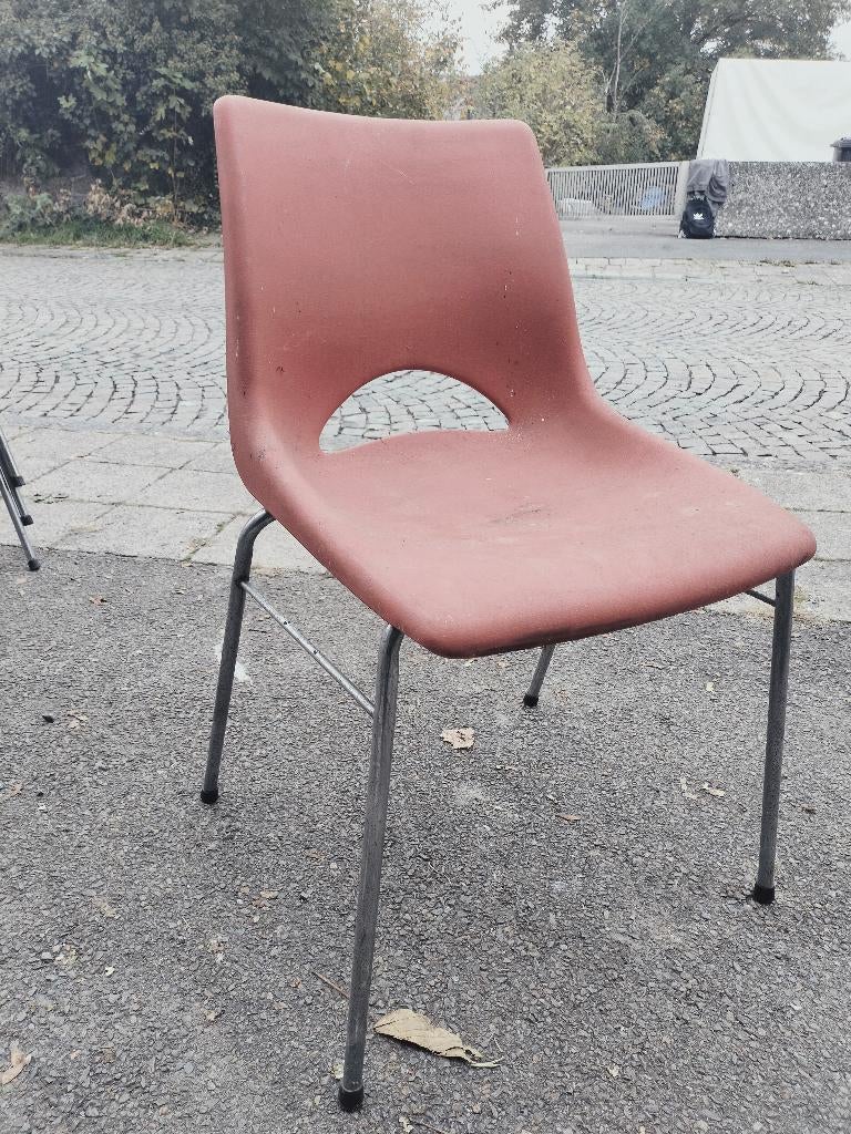 chaise vintage orange  Alibert, Enlèvement