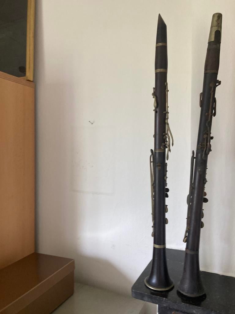 Oude klarinetten, Muziek en Instrumenten, Blaasinstrumenten | Overige, Ophalen, Gebruikt, Houtblazer