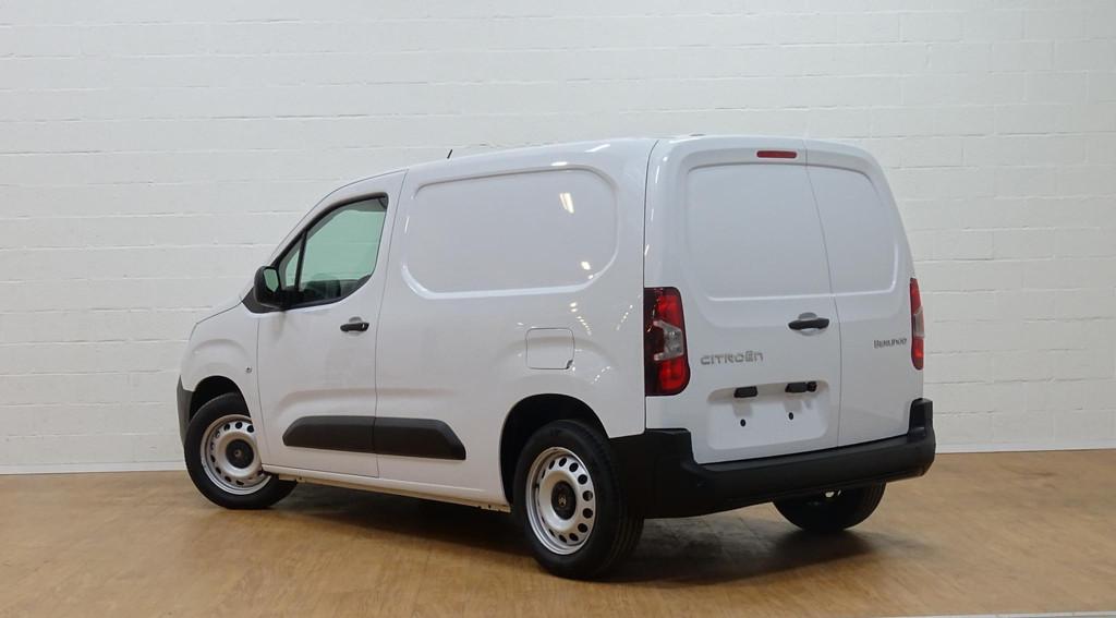Citroen Berlingo 1.5D L1 Automaat, Stof, Airconditioning, Zwart, Wit