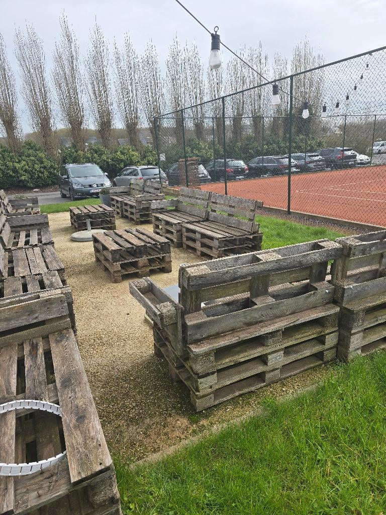 Paletbanken, Tuin en Terras, Ophalen, Gebruikt, Loungeset, Bank