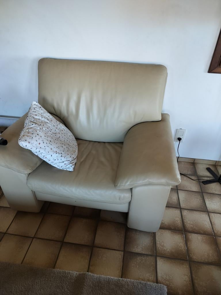 Leren zetel, Ophalen