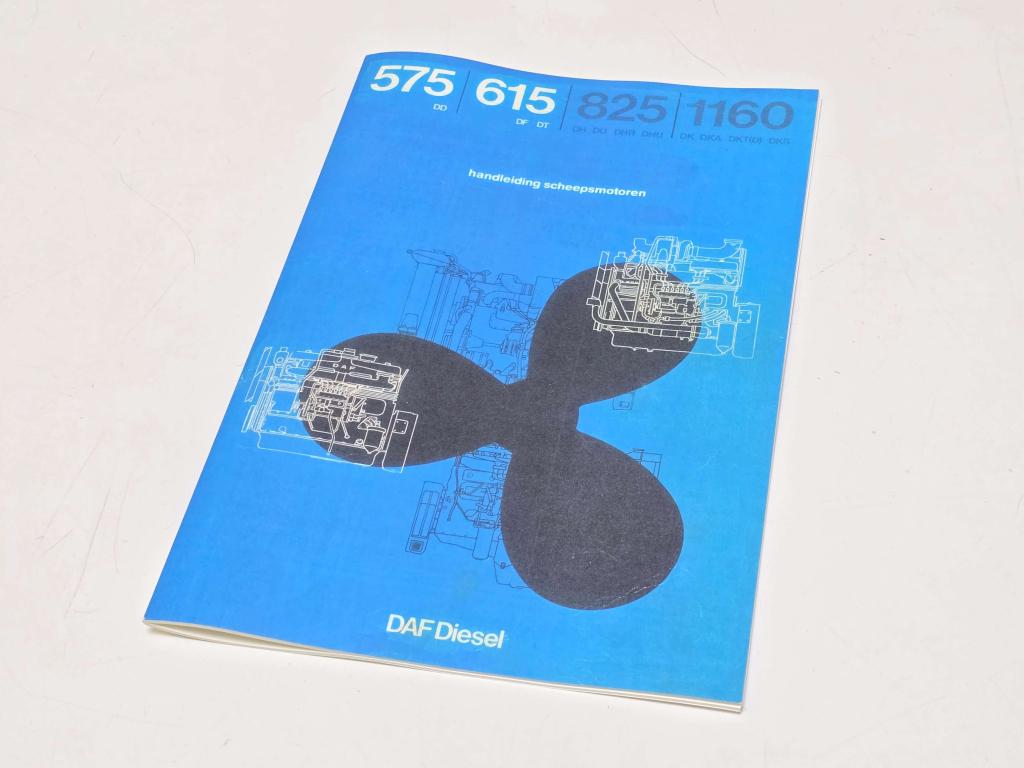 DAF 575 / 615 instructieboek handleiding scheepsmotoren, Niet ingevuld, Onderhoud en Reparatie, Niet ingevuld, Nieuw