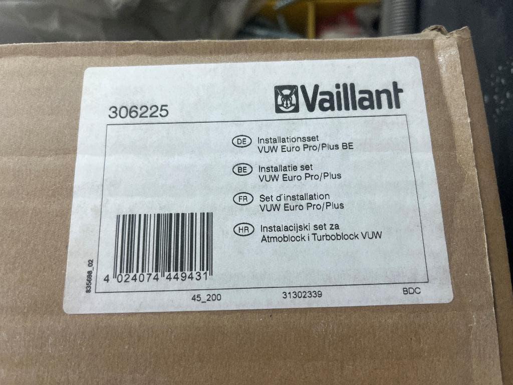 Vaillant Aansluitset 306225, Doe-het-zelf en Bouw, Ophalen of Verzenden, Nieuw, Overige typen