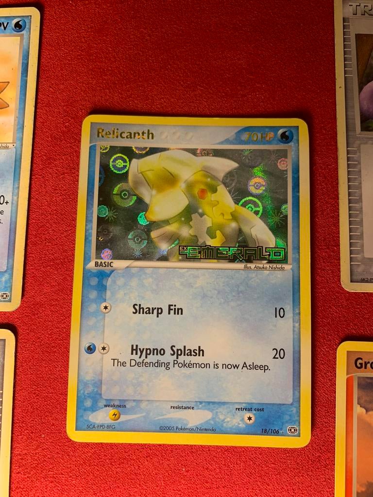 Cartes Pokémon - Set EX : Émeraude, Enlèvement ou Envoi, Utilisé, Plusieurs cartes