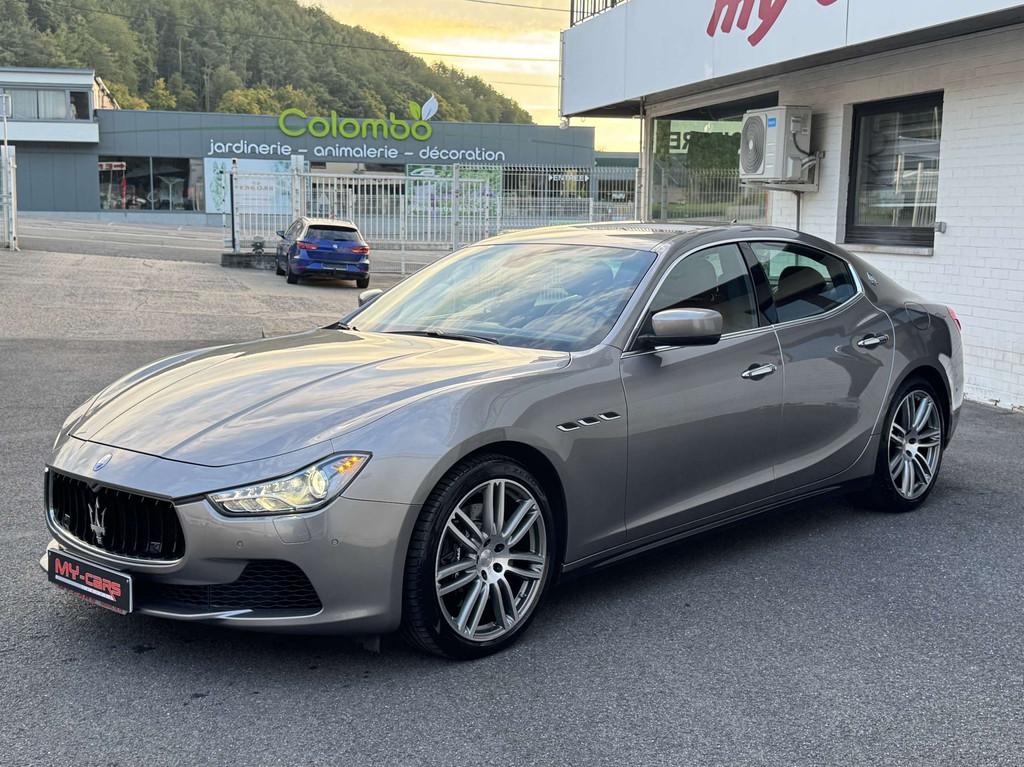 Maserati Ghibli 3.0 V6 Bi TURBO 410 S Q4 AUTOMATIQUE FULL OP, Auto's, Maserati, Automaat, Gebruikt, 1770 kg, Vierwielaandrijving