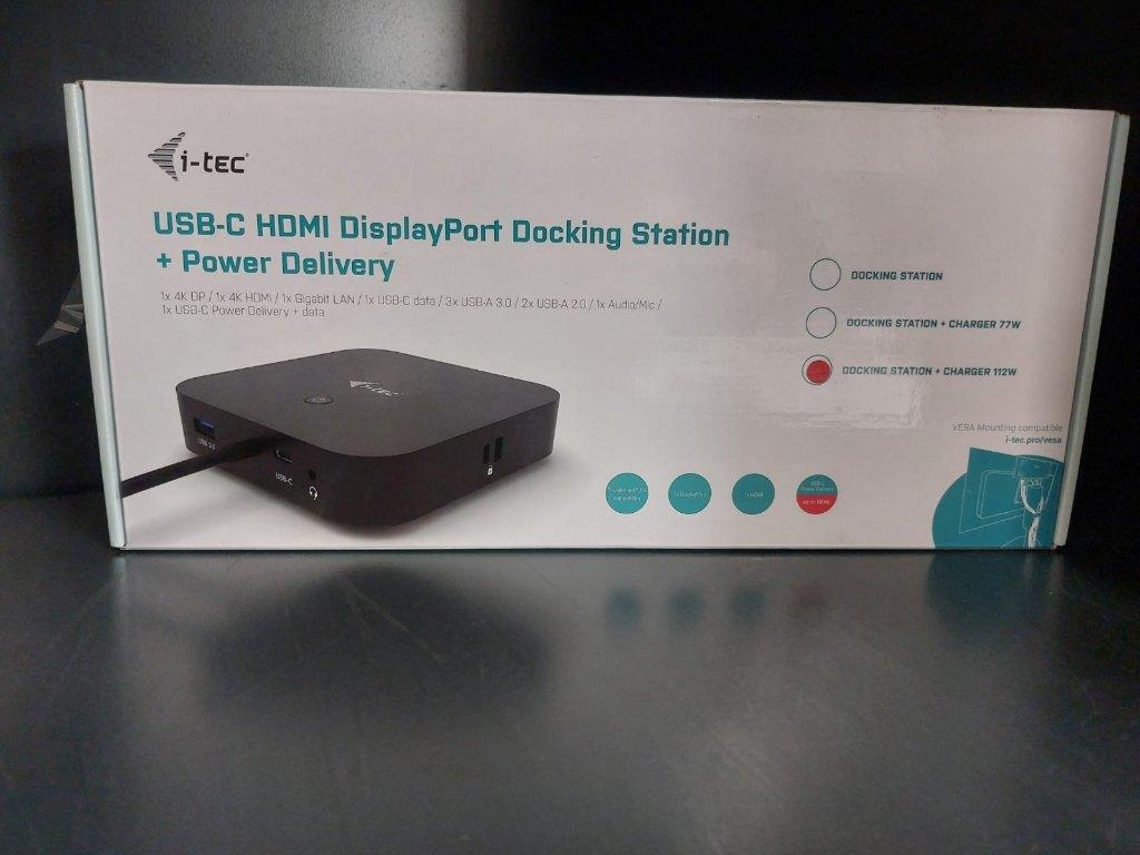 i-Tec Power Delivery Docking Station, Neuf, Enlèvement, Station d'accueil, Portable