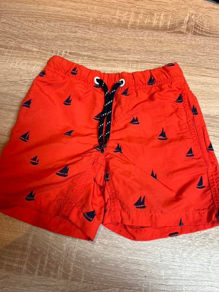 Zwemshort bootjes maat 92, Kinderen en Baby's, Kinderkleding | Maat 92, Ophalen