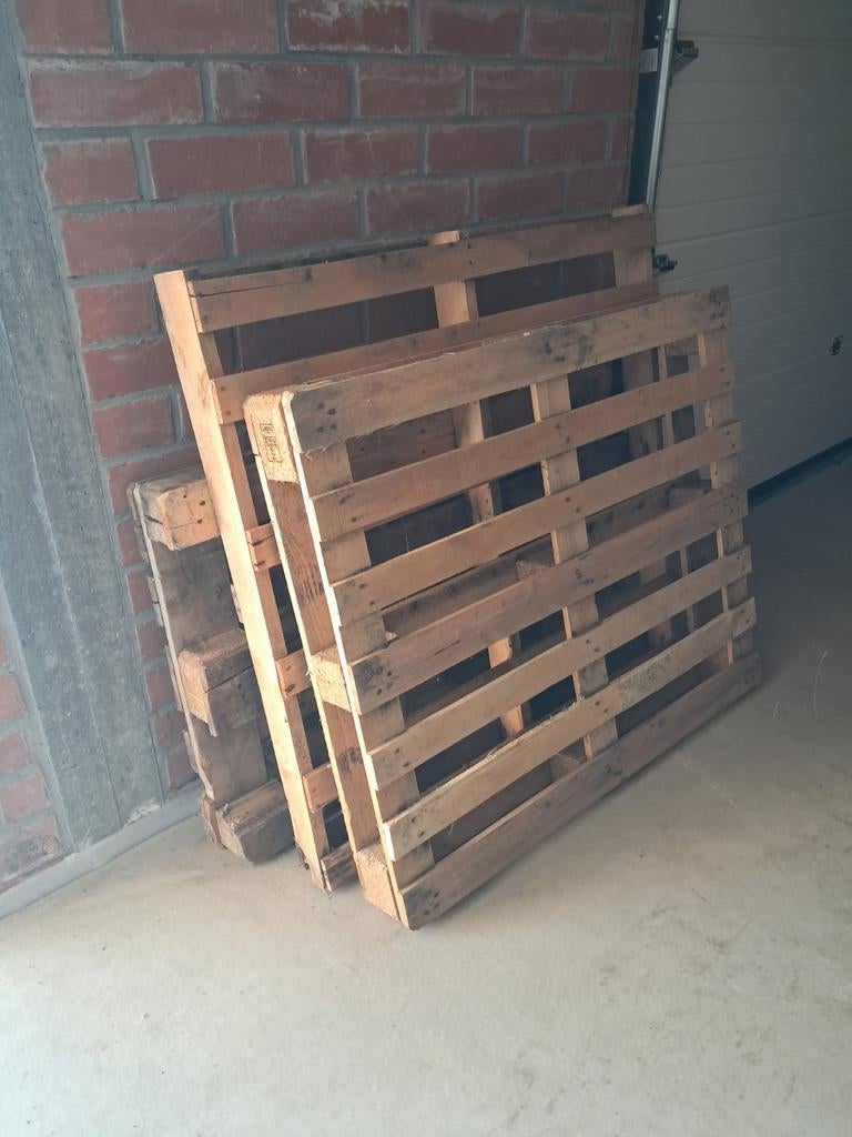 3 droge paletten gratis, Ophalen