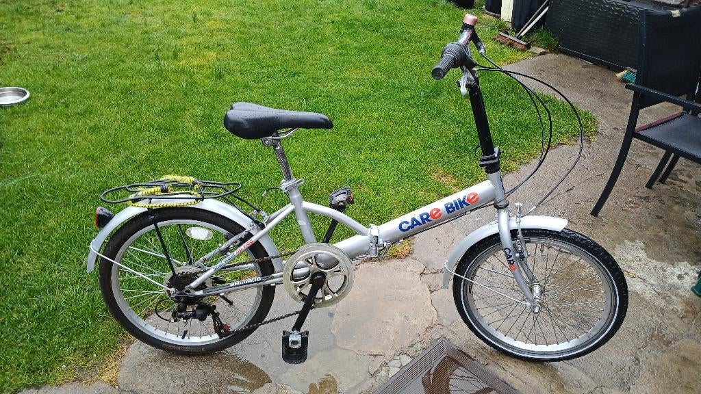 velo pliant carebike, 20p 7 vt a discuter liege, Autres marques, Vitesses, Enlèvement, Utilisé