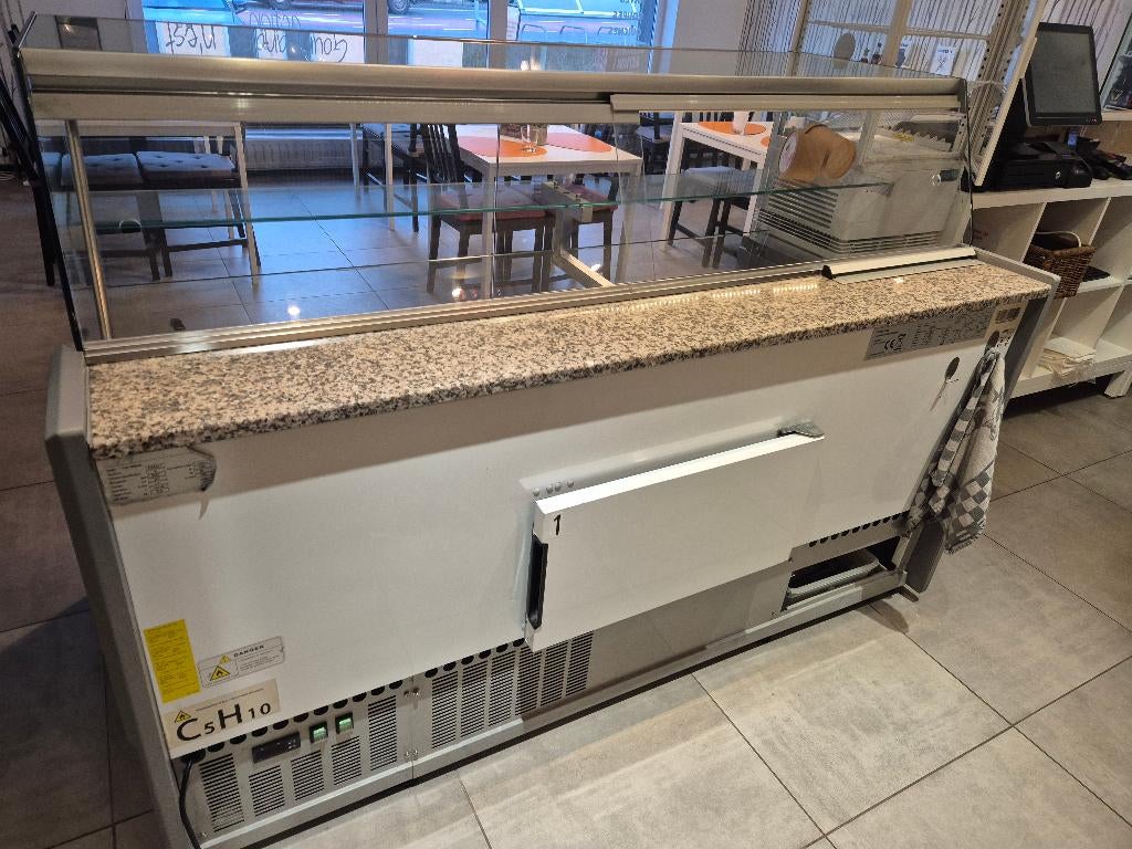 Vitrine réfrigérée professionnelle Collin-Lucy 180 cm, Zakelijke goederen, Ophalen, Gebruikt, Transport en Opslag