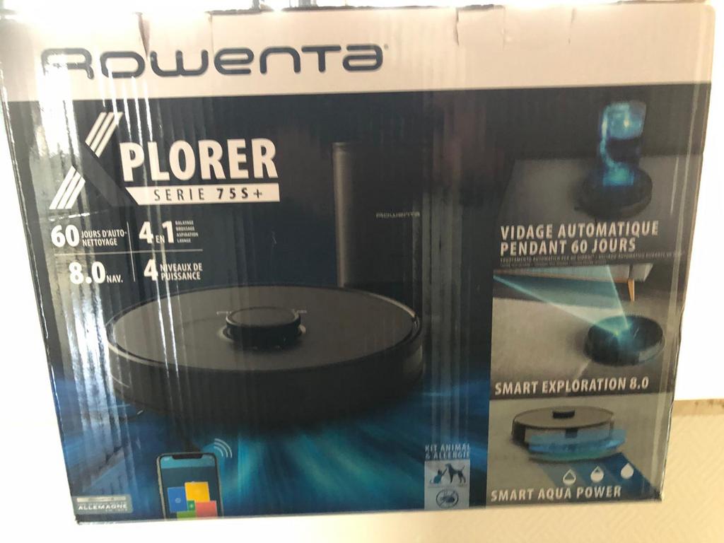 Rowenta X-Plorer Serie 75 S+ - robotstofzuiger, Electroménager, Aspirateurs, Aspirateur, Sac à poussière, Enlèvement
