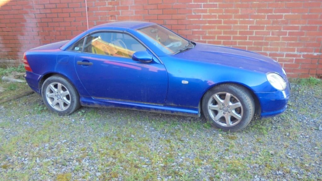 MERCEDES SLK 200 AMG - AIRCO - CRUISE, Autos, Cuir, Achat, Entreprise, Bleu