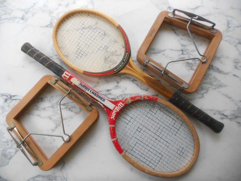Tennisracket - Dunlop/Mcenroe--Wilson/Connors oooo, Sport en Fitness, Tennis, Ophalen of Verzenden, Racket, Wilson