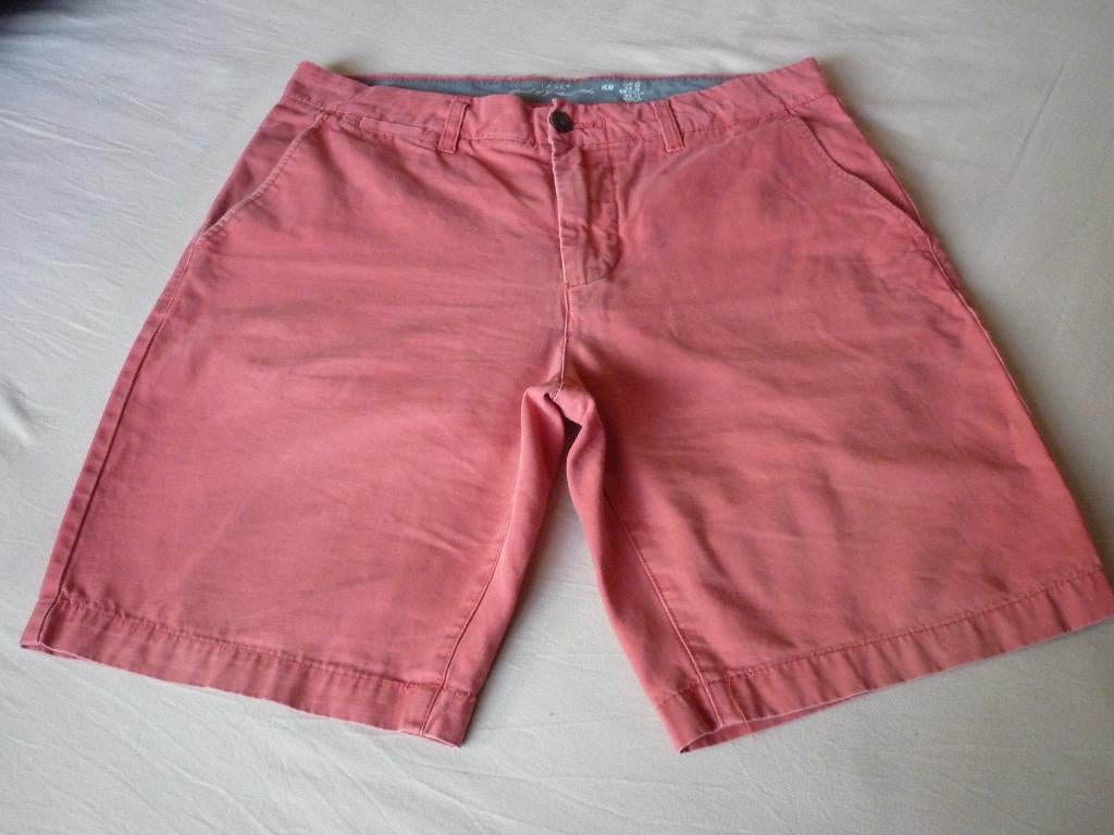 Bermuda H&M, Vêtements | Hommes, Pantalons, Rouge, Enlèvement ou Envoi, Comme neuf, H&M