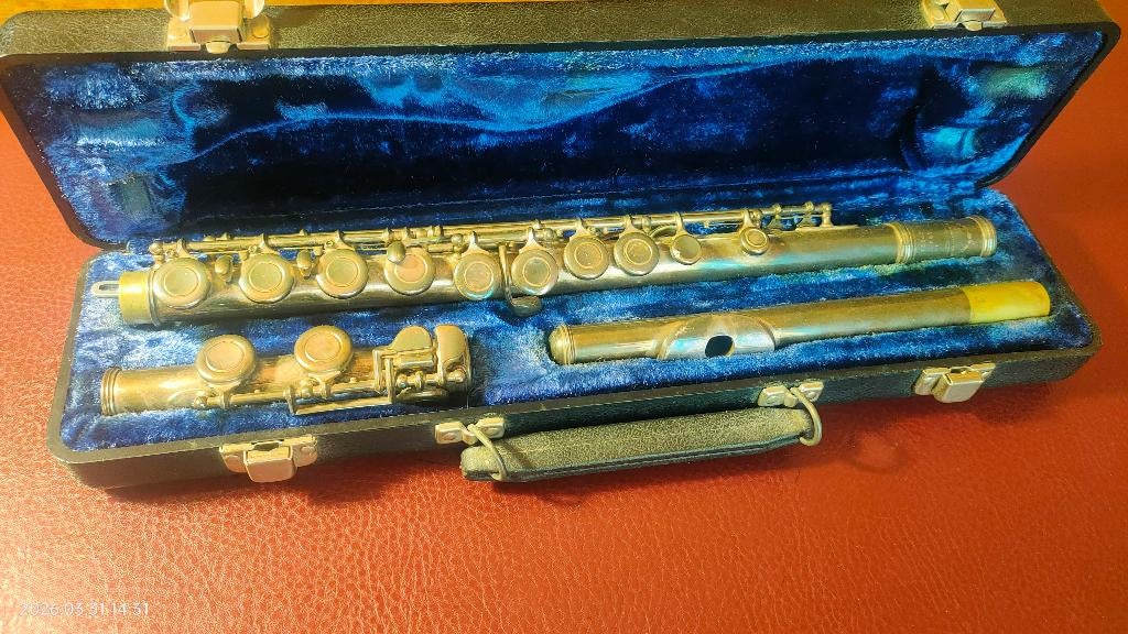 Flûte traversière, Enlèvement, Utilisé, Flûte traversière, Avec valise ou sac
