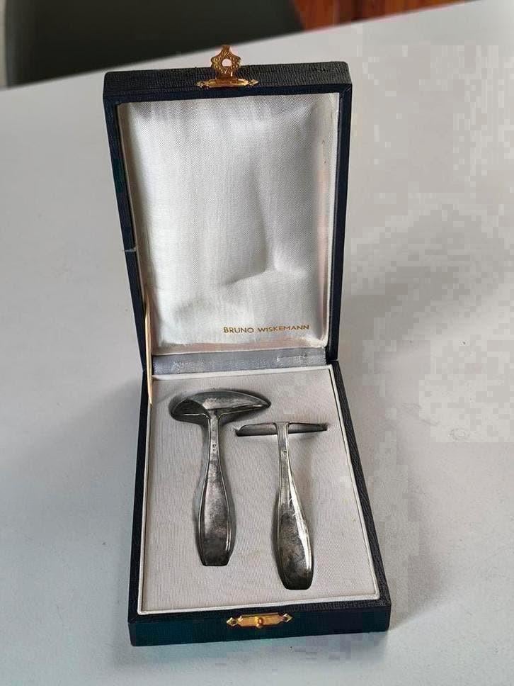 Wiskemann, papschuiver en kinderlepel, Antiek en Kunst, Ophalen of Verzenden