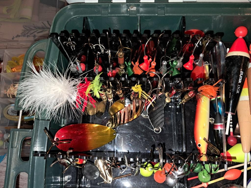 Lot Pêche Carnassiers, Enlèvement, Comme neuf, Canne à pêche complète