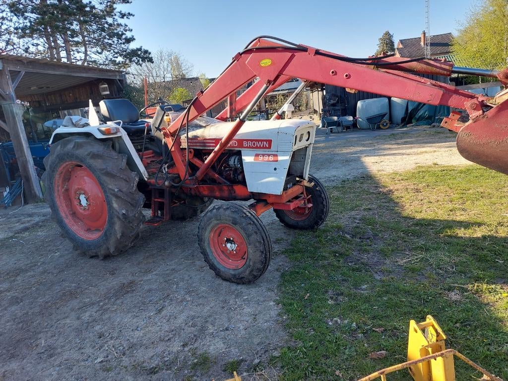 David Brown 996 avec chargeur frontal, Articles professionnels, Enlèvement