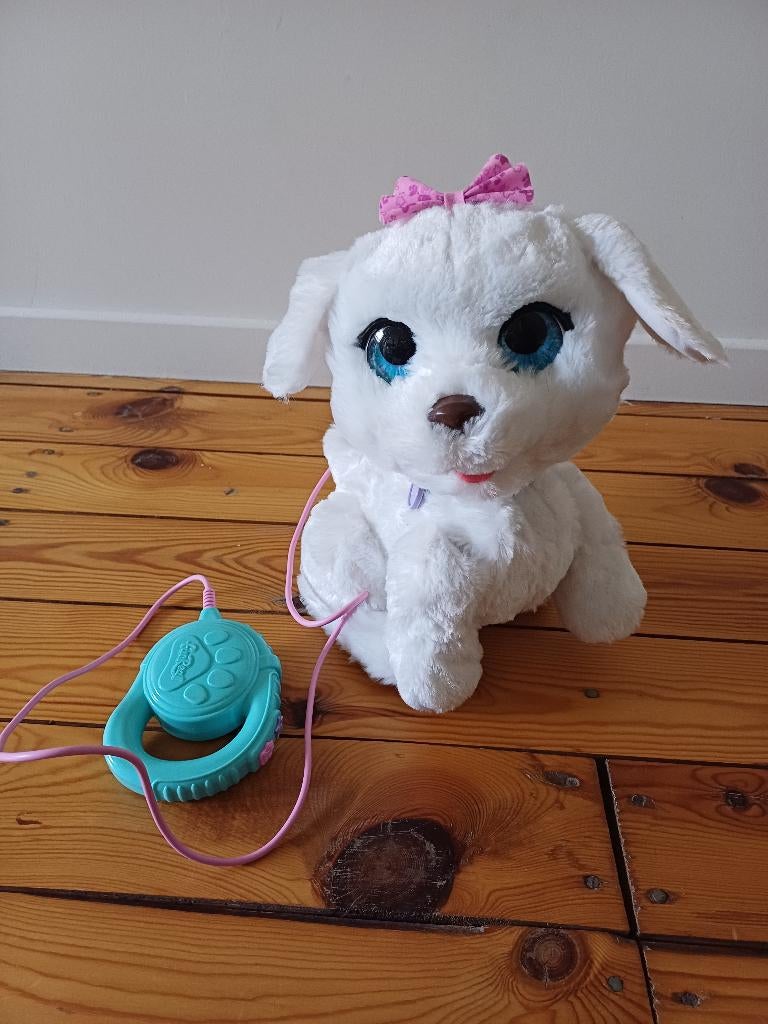 FurReal a gogo mijn dansende pup, Kinderen en Baby's, Speelgoed | Knuffels en Pluche, Gebruikt, Hond, Interactief, Ophalen of Verzenden