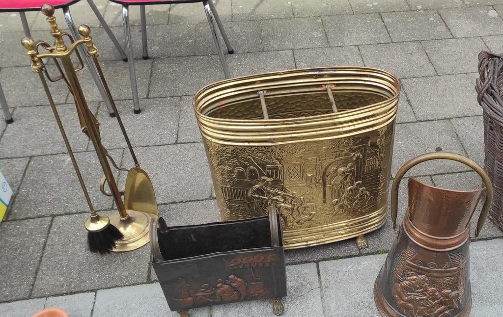 Koper, rood en geel messing, Antiek en Kunst, Ophalen