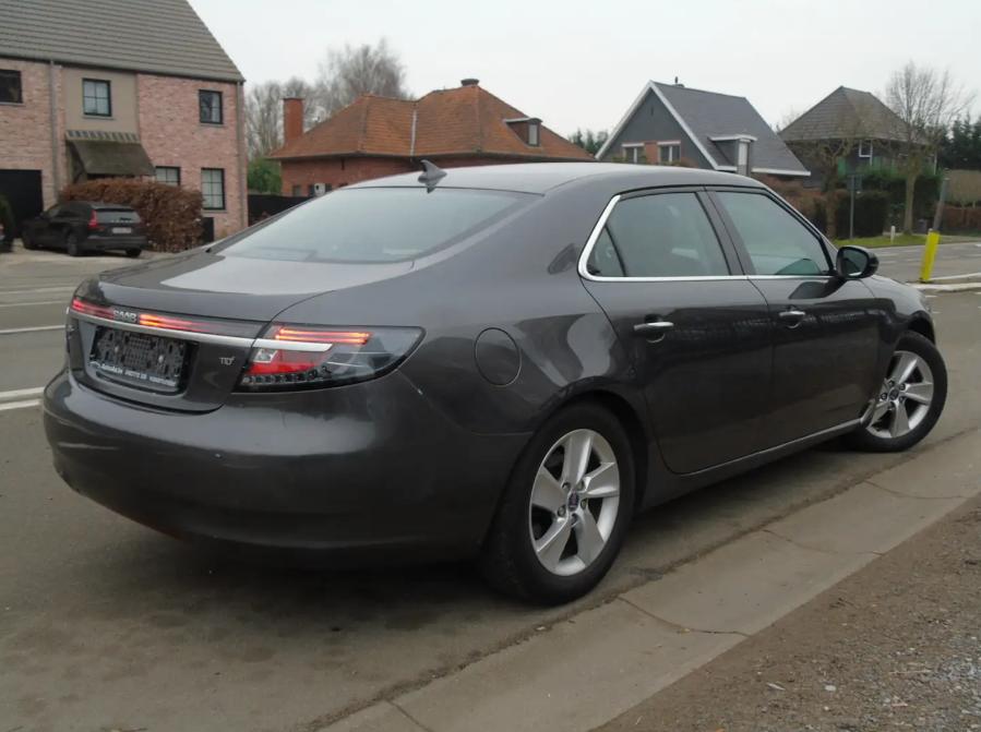 Saab 9-5 2.0 Tid4 *10/2010 *Ohboekje *Navi *Leder *EURO 5, Autos, Cuir, 139 g/km, Entreprise, Noir
