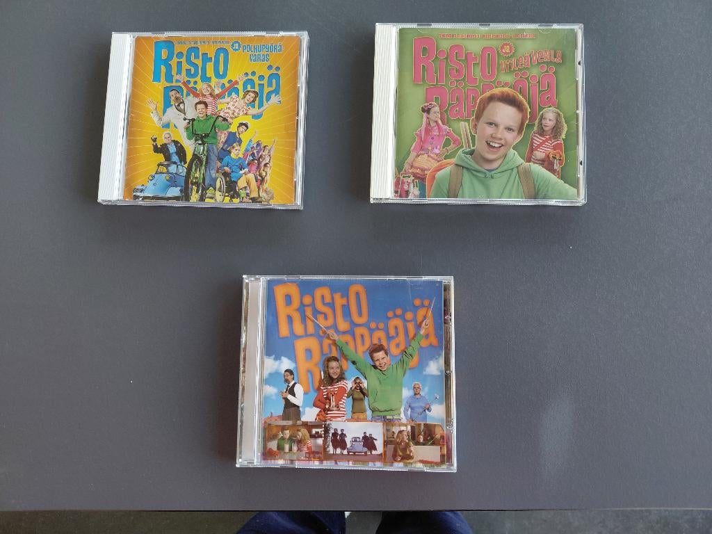 RARE Lot de 3 CD Risto Rappääjä en Finnois, Ophalen, Zo goed als nieuw