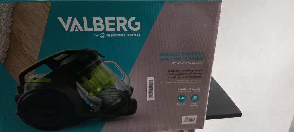 Aspirateur valberg etat neuf servi 1 fois pas de sac, Enlèvement, Comme neuf, Aspirateur