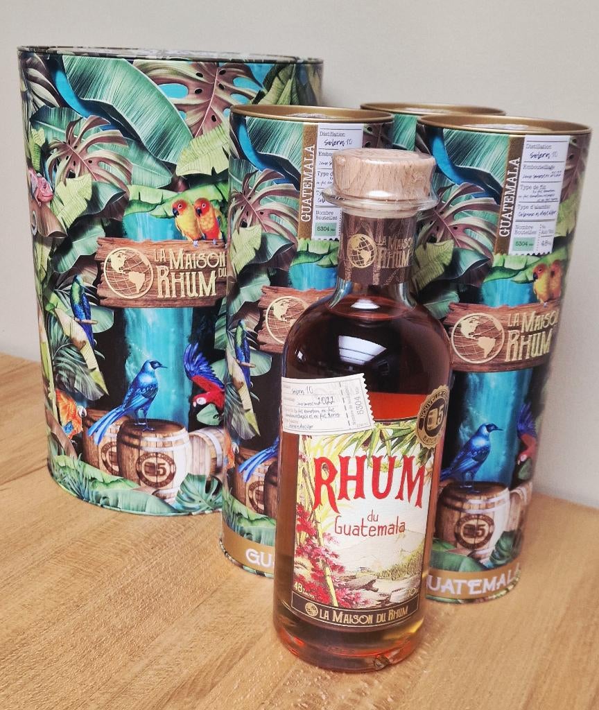 RHUM maison du rhum Guatemala, Collections, Neuf, Enlèvement ou Envoi, Pleine, Autres types