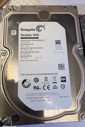 HDD - 6 TB  in perfecte staat, Ophalen, Gebruikt, Extern, SATA
