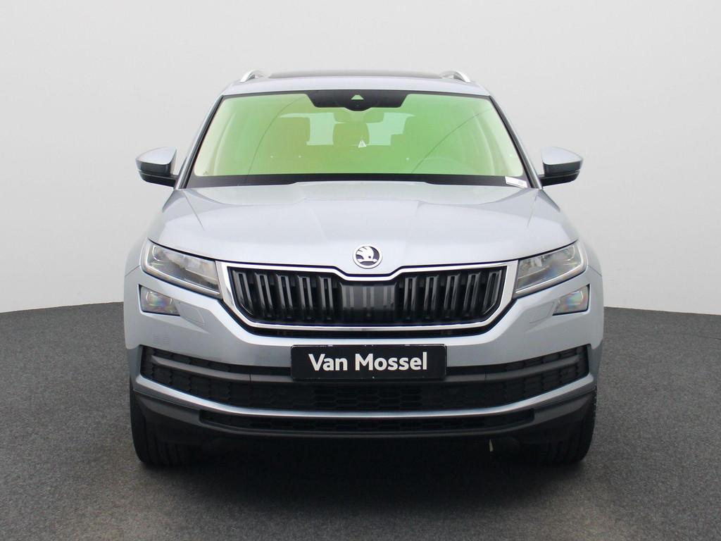 Skoda Kodiaq 2.0 TSI 140kW DSG7 4X4 7ZIT | PANO | MEMORY SEA, Auto's, Automaat, Stof, Gebruikt, Zwart