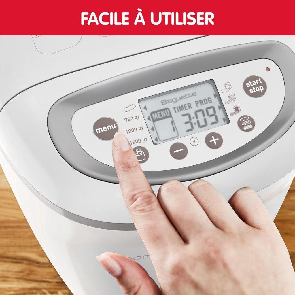 Moulinex | machine à pain | LIVRAISON GRATUITE, Electroménager, Neuf, Plus de 10 programmes, -, -