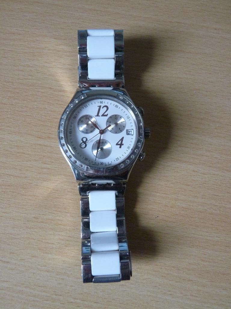Montre SWATCH, Handtassen en Accessoires, Horloges | Dames, Ophalen, Staal, Gebruikt, Staal