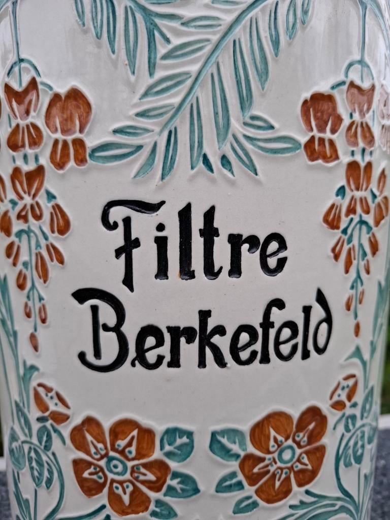 Filtre à eau français ancien Berkefeld 1915 Art Nouveau, Enlèvement