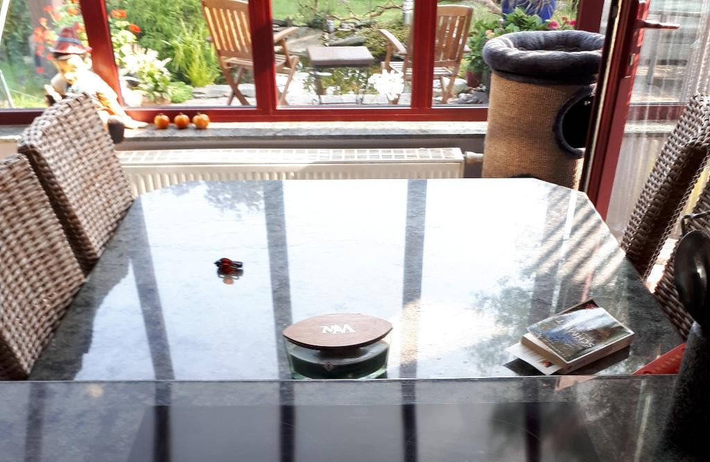 Granieten tafel, Huis en Inrichting, Ophalen, Overige materialen, Vierkant, Nieuw