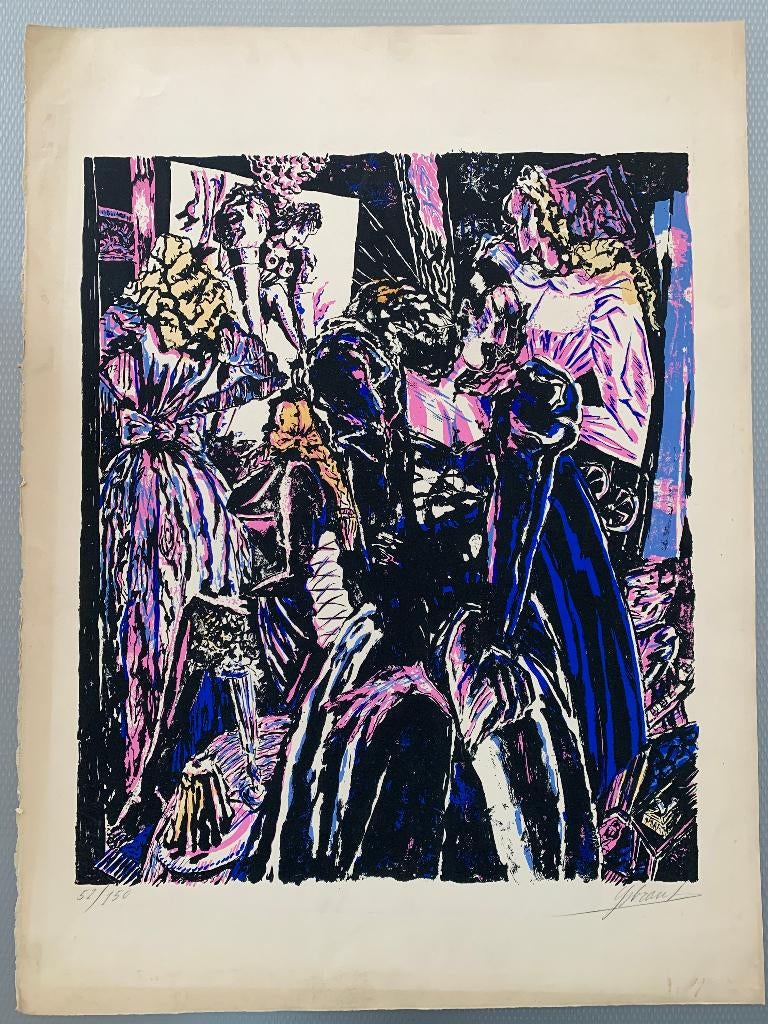 Ysbrant - grote litho, Ophalen of Verzenden