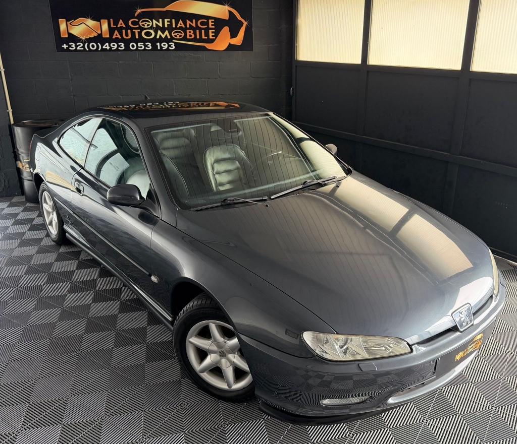 Peugeot 406 Coupé 2.0i CT OK Car-Pass, Auto's, Peugeot, Voorwielaandrijving, 4 zetels, Zwart, 4 cilinders