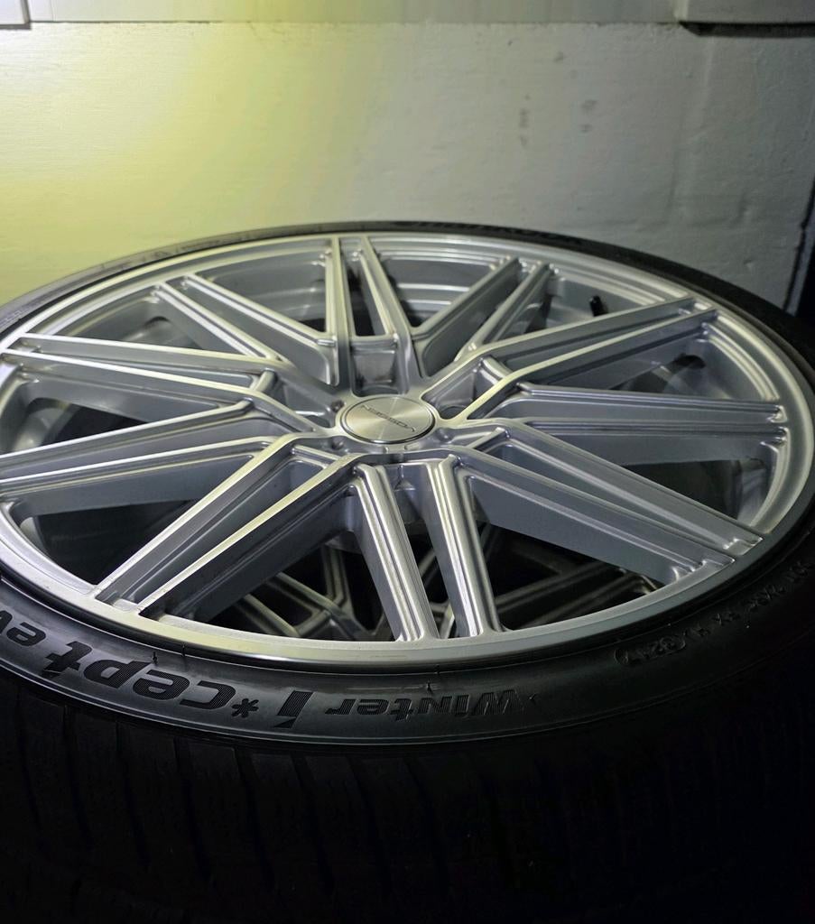 Mooie set Originele Vossen 20inch mt Hankook winterice 5x112, Autos : Pièces & Accessoires, Pneus & Jantes, Enlèvement, Pneus et Jantes