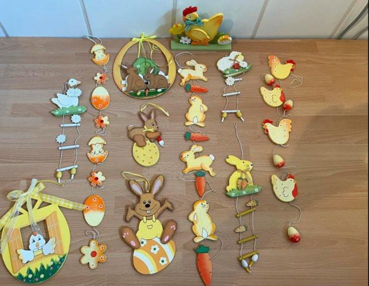 Pakket met paasdecoratie, Ophalen, Zo goed als nieuw