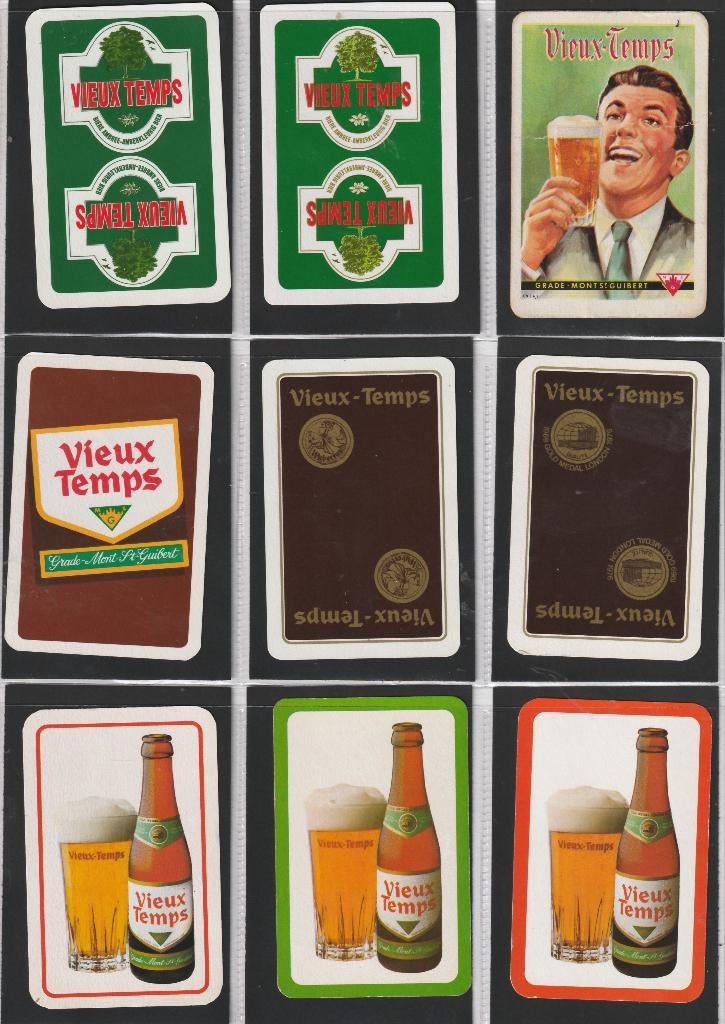 54  Kaarten Théma  BIER  BELGIE - UITKIEZEN - 4 voor  2,45 €, Ophalen of Verzenden, Zo goed als nieuw, Speelkaart(en)