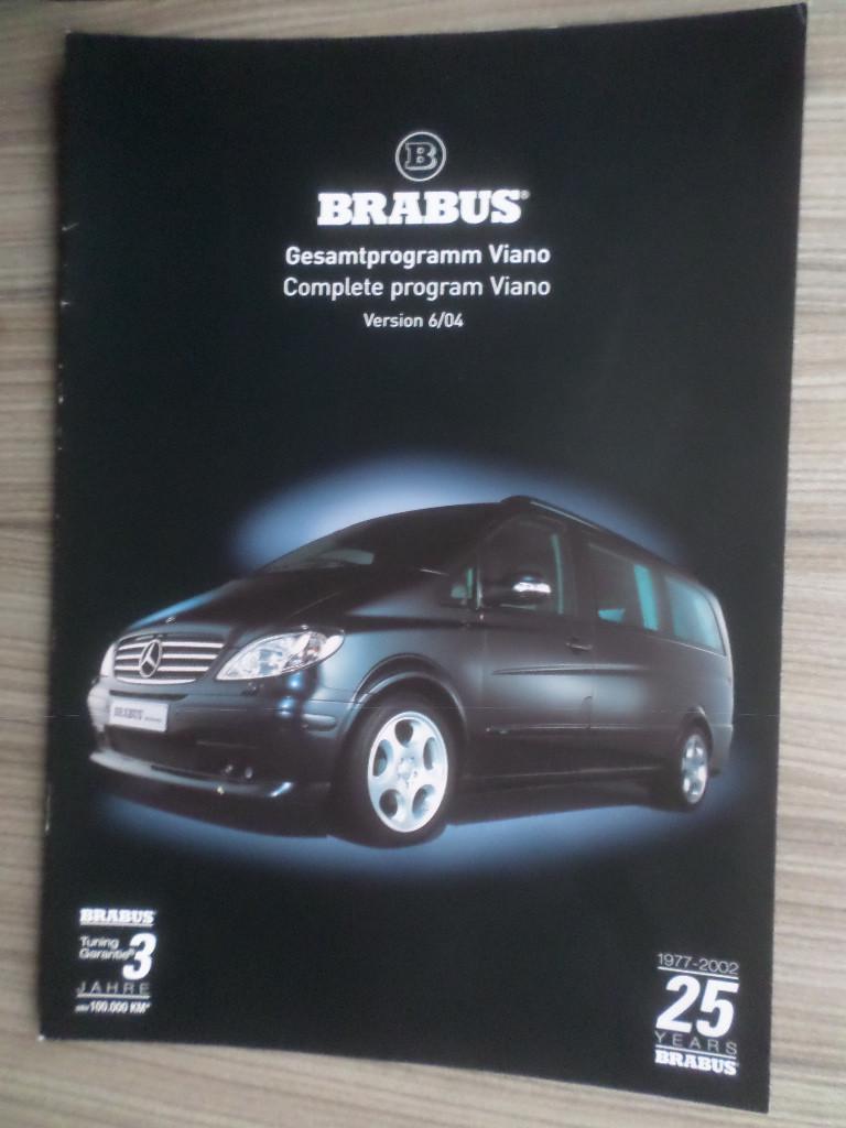 Brochure de la Mercedes Brabus Viano 2004, Enlèvement ou Envoi, Mercedes