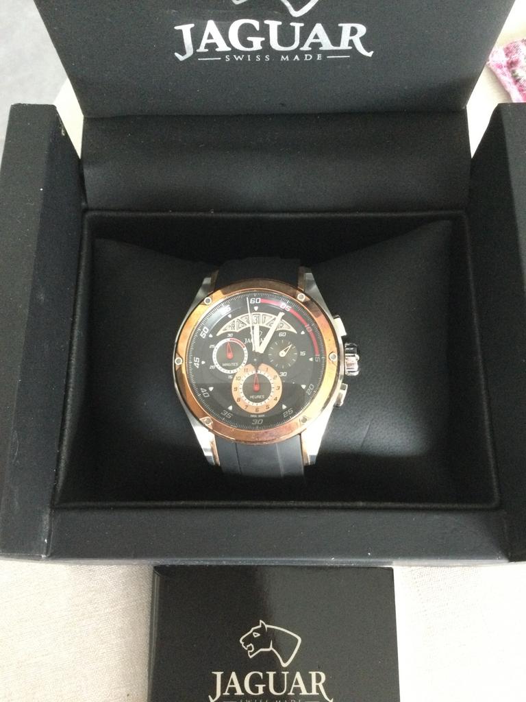 JAGUAR CHRONO UURWERK, Handtassen en Accessoires, Horloges | Heren, Ophalen of Verzenden