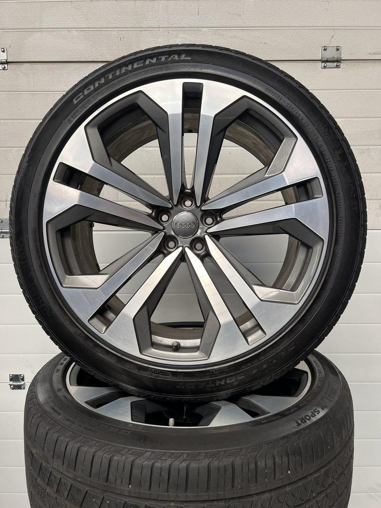 22” AUDI Q7 SQ7 Q8 SQ8 ETRON VELGEN ZOMERBANDEN ORIG, Auto-onderdelen, Gebruikt, -, 285 mm, -