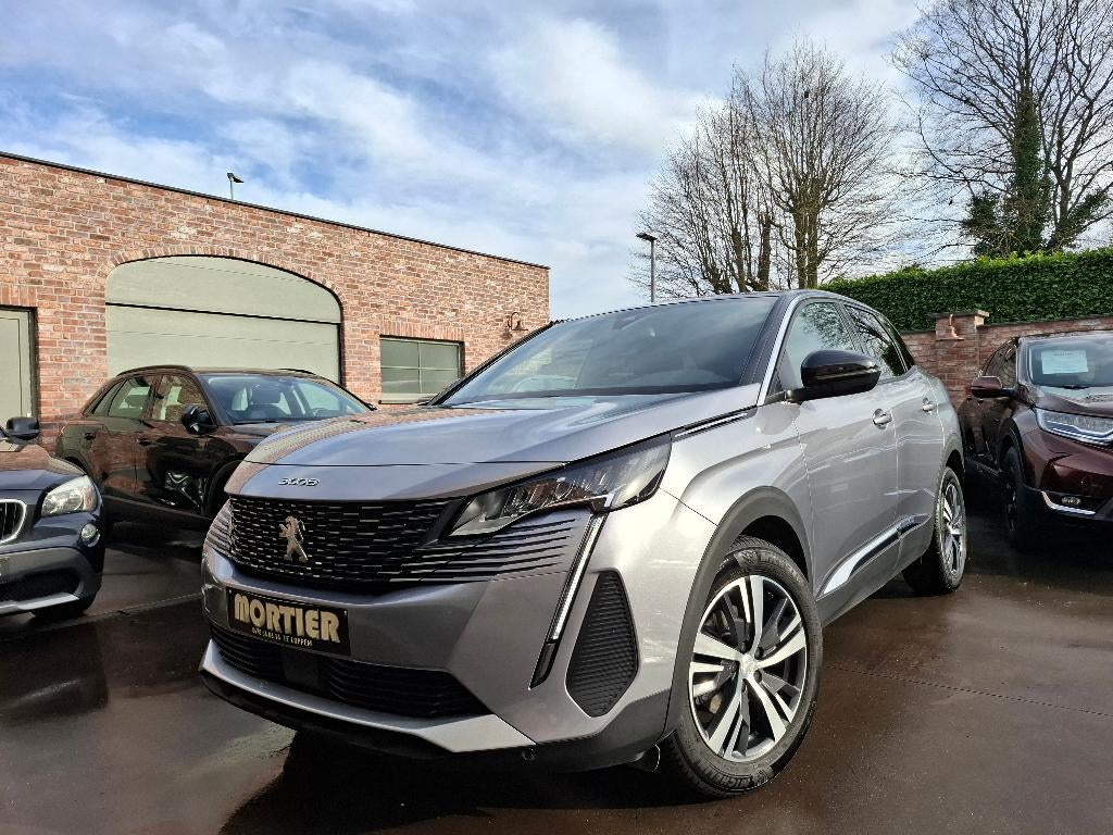 Peugeot 3008,1.2i/131pk/2024/1ste eig,Leder,App,Navi,Pdc,Cc, Autos, Peugeot, 144 g/km, Argent ou Gris, Achat, Euro 6