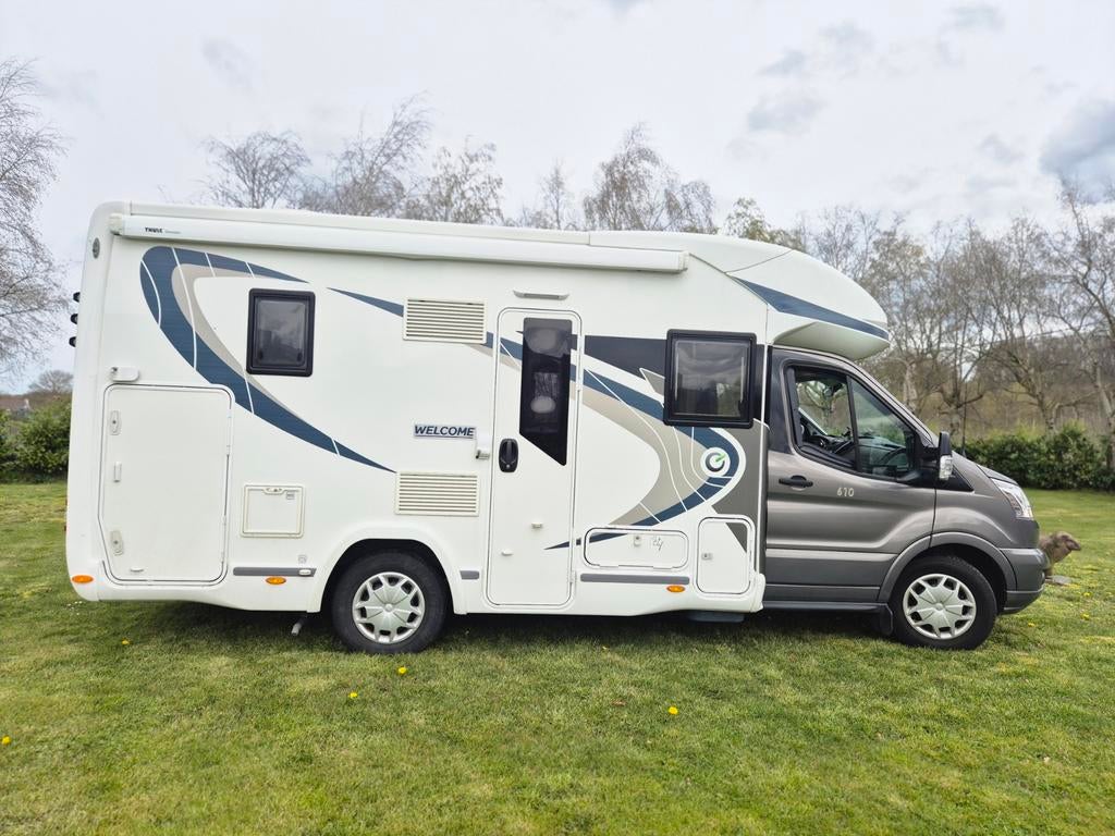 Chausson Welcome 610, camper., Caravans en Kamperen, Particulier, Half-integraal, TV, Chausson